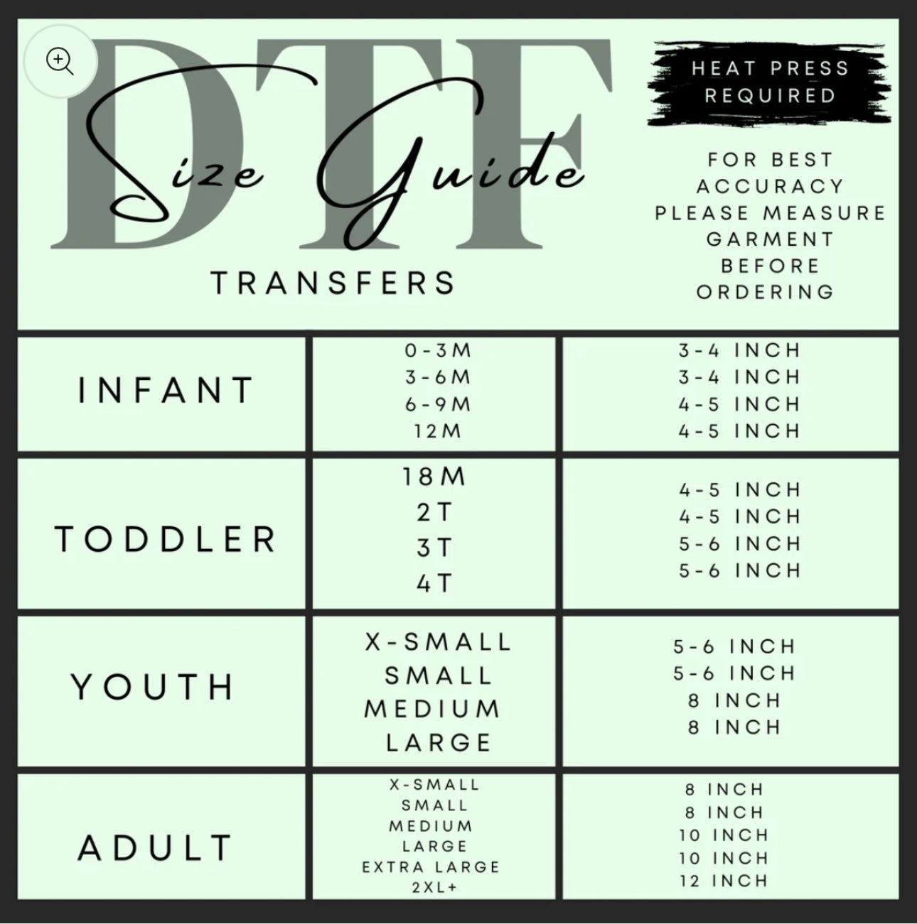 Grow with the flow DTF transfer