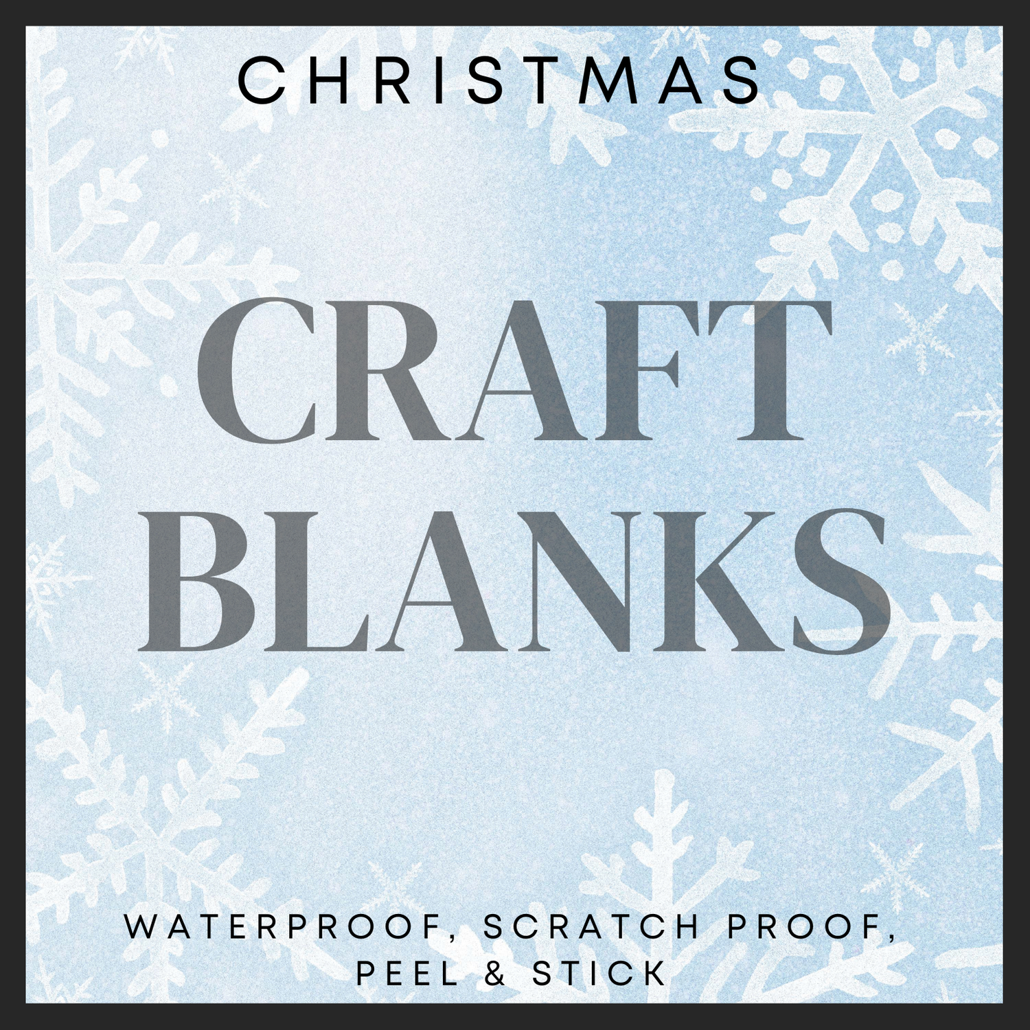 Christmas craft blanks