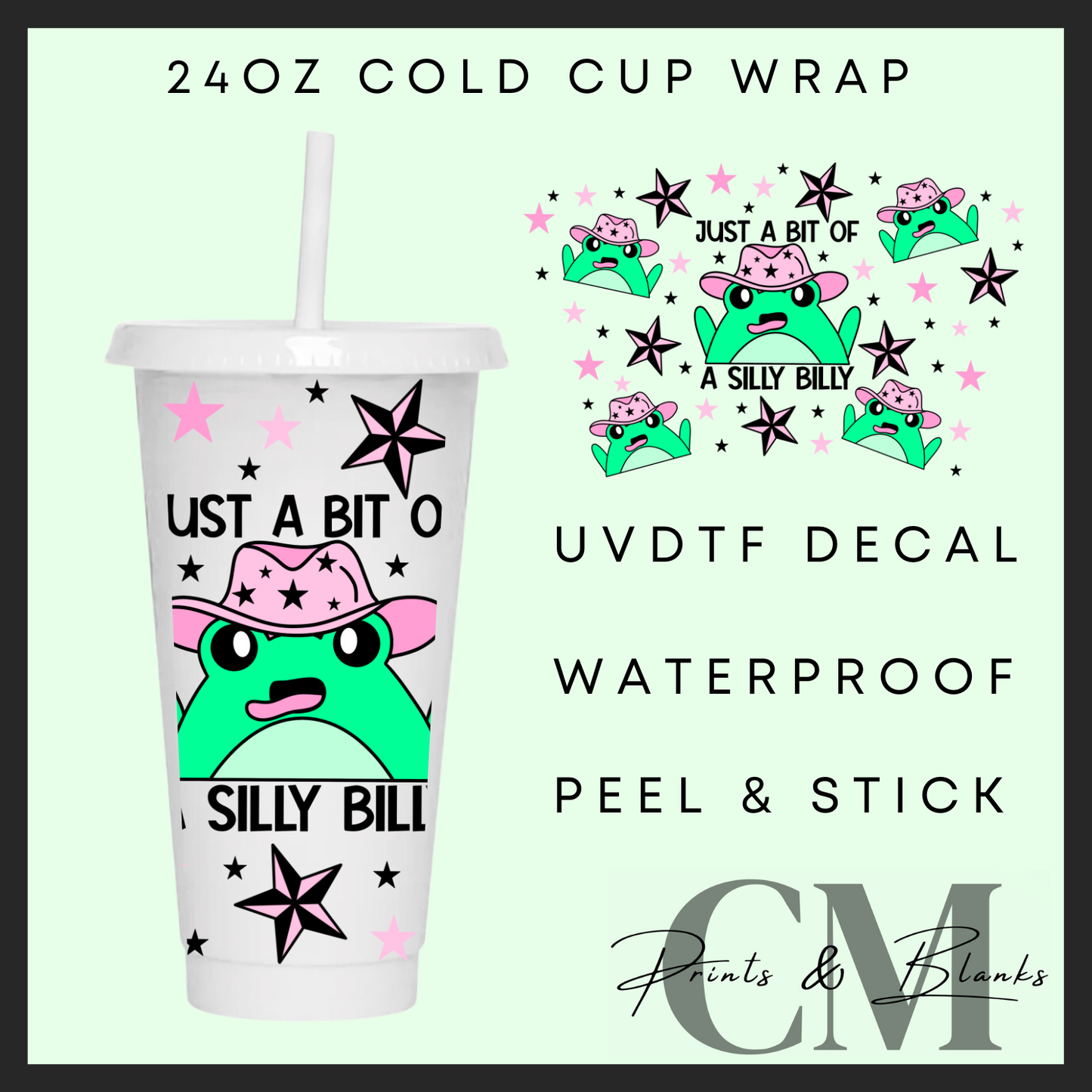 Just a bit of a silly billy 24oz Uvdtf wrap