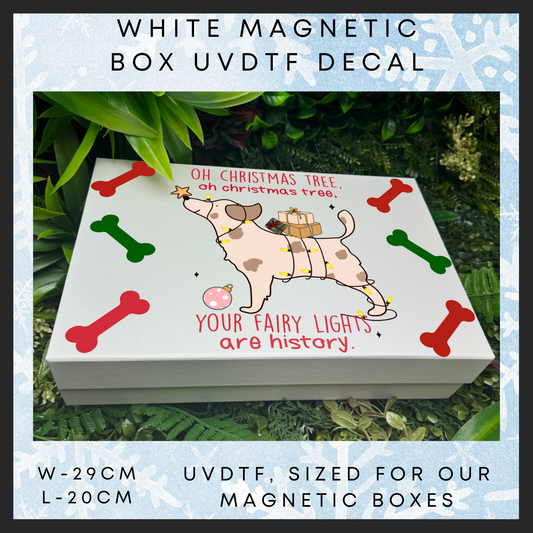 Your fairy lights are history Christmas uvdtf box print