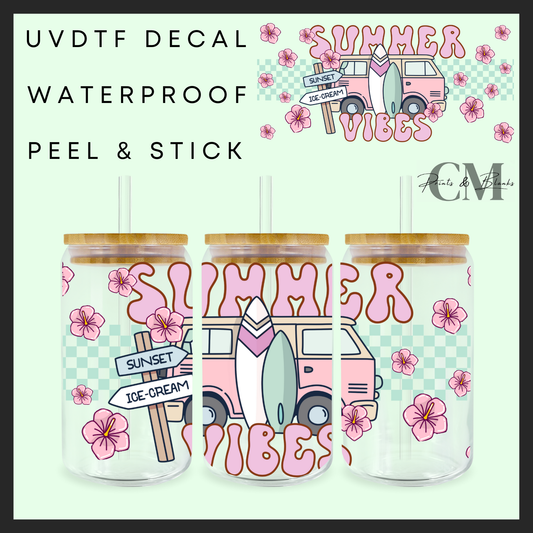 Summer vibes 16os Uvdtf wrap