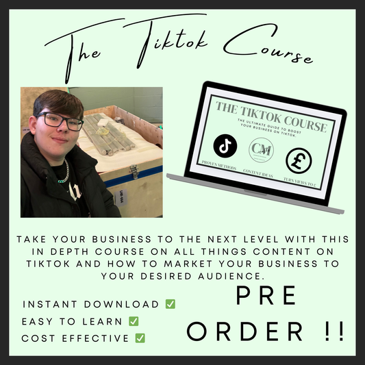 Order separate to any prints ✨PRE ORDER ✨The TikTok Course