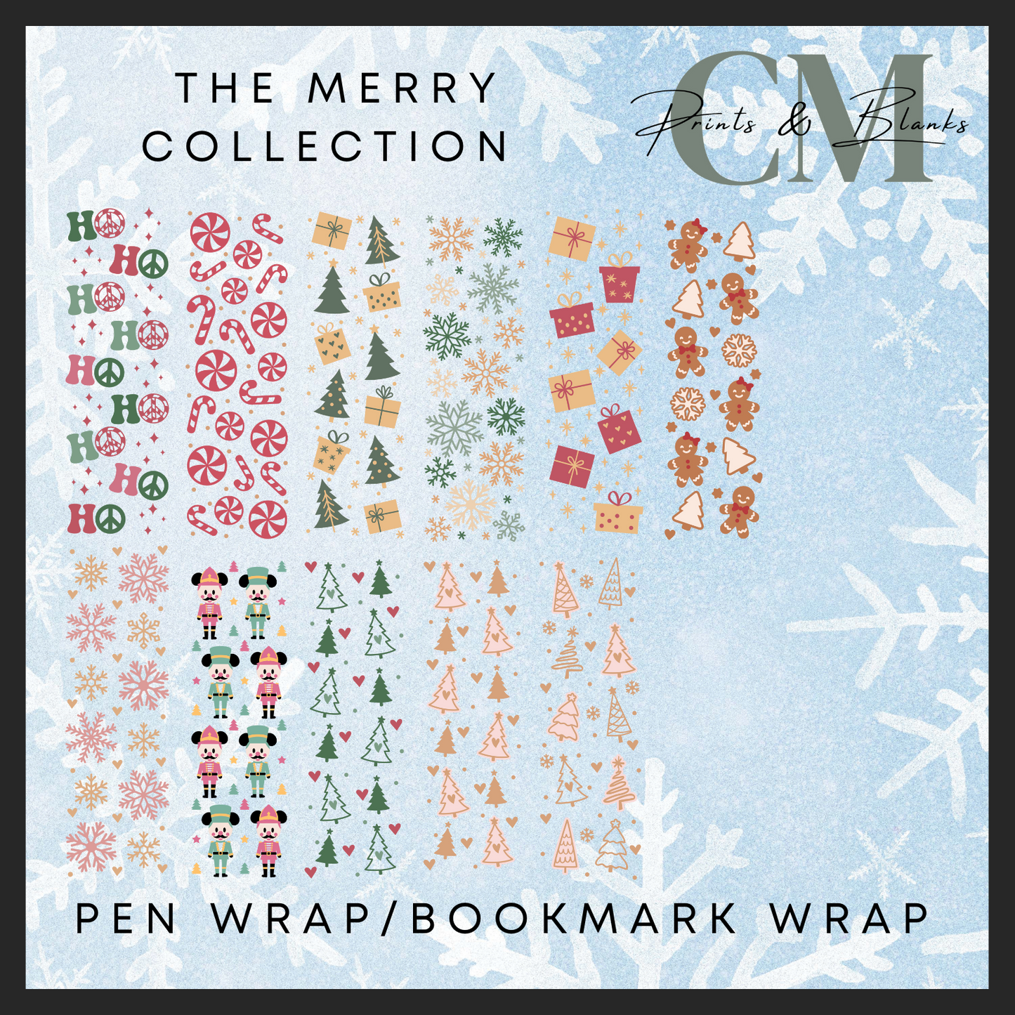 The merry collection Uvdtf pen/bookmark wrap