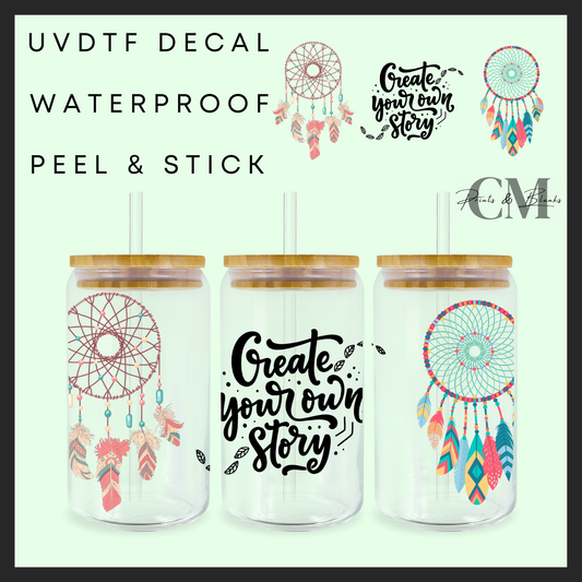 Create your own story 16oz Uvdtf wrap