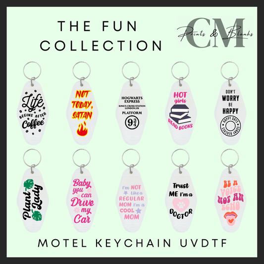 The fun collection, motel keychains