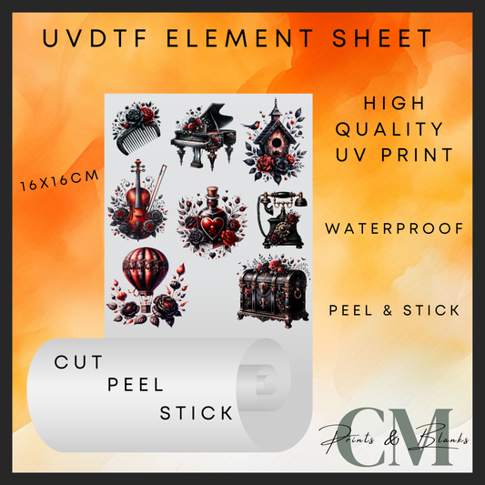 Gothic Uvdtf element sheet