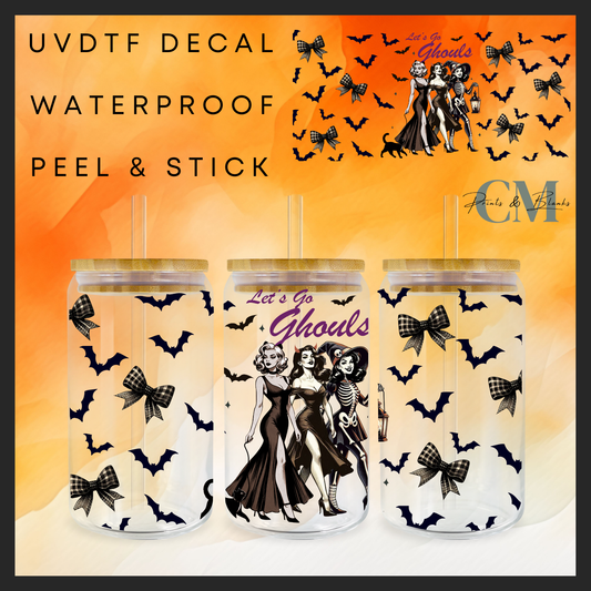 Let’s go ghouls 16oz Uvdtf wrap