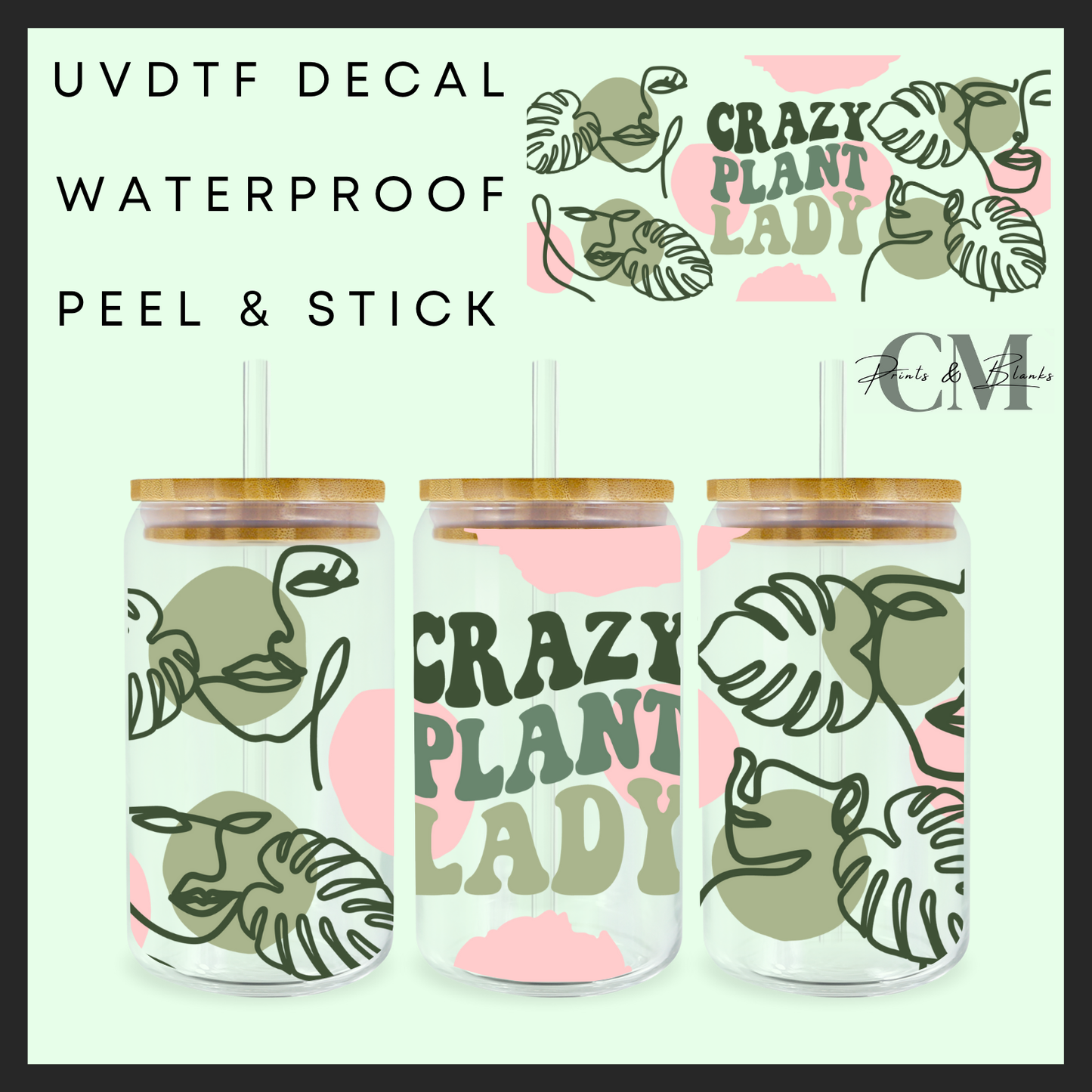 Crazy play lady Uvdtf 16oz wrap