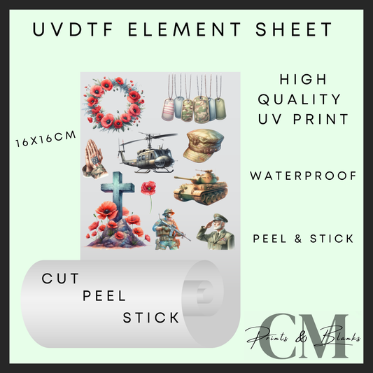 Memorial Uvdtf element sheet