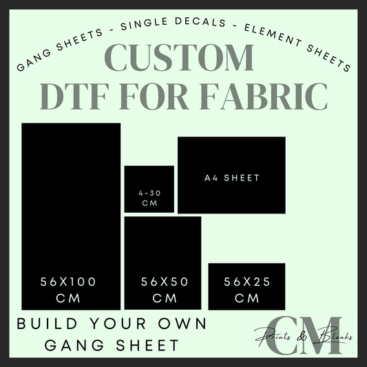 Custom DTF for fabric