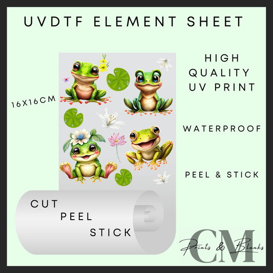 Frog Uvdtf element sheet