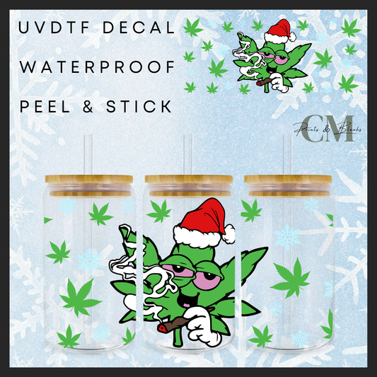 420 Christmas 16oz Uvdtf wrap