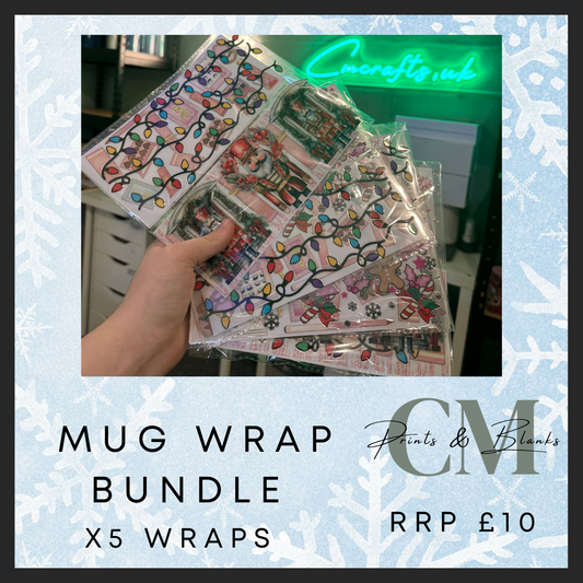 Mug wrap bundle (5x wraps)