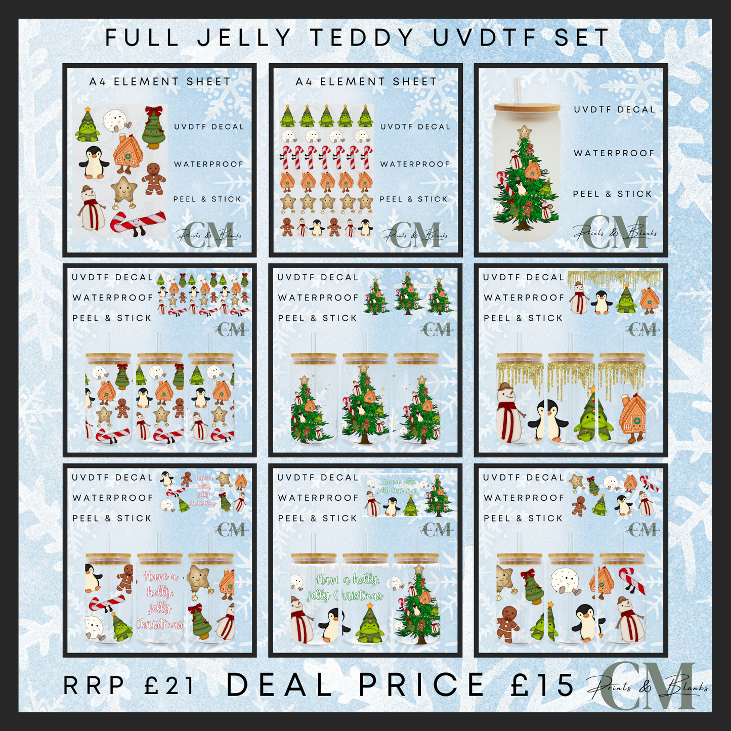 Jelly Teddy full uvdtf collection