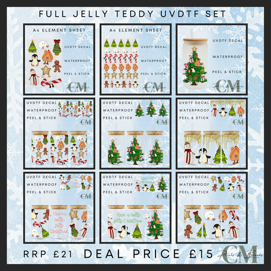 Jelly Teddy full uvdtf collection